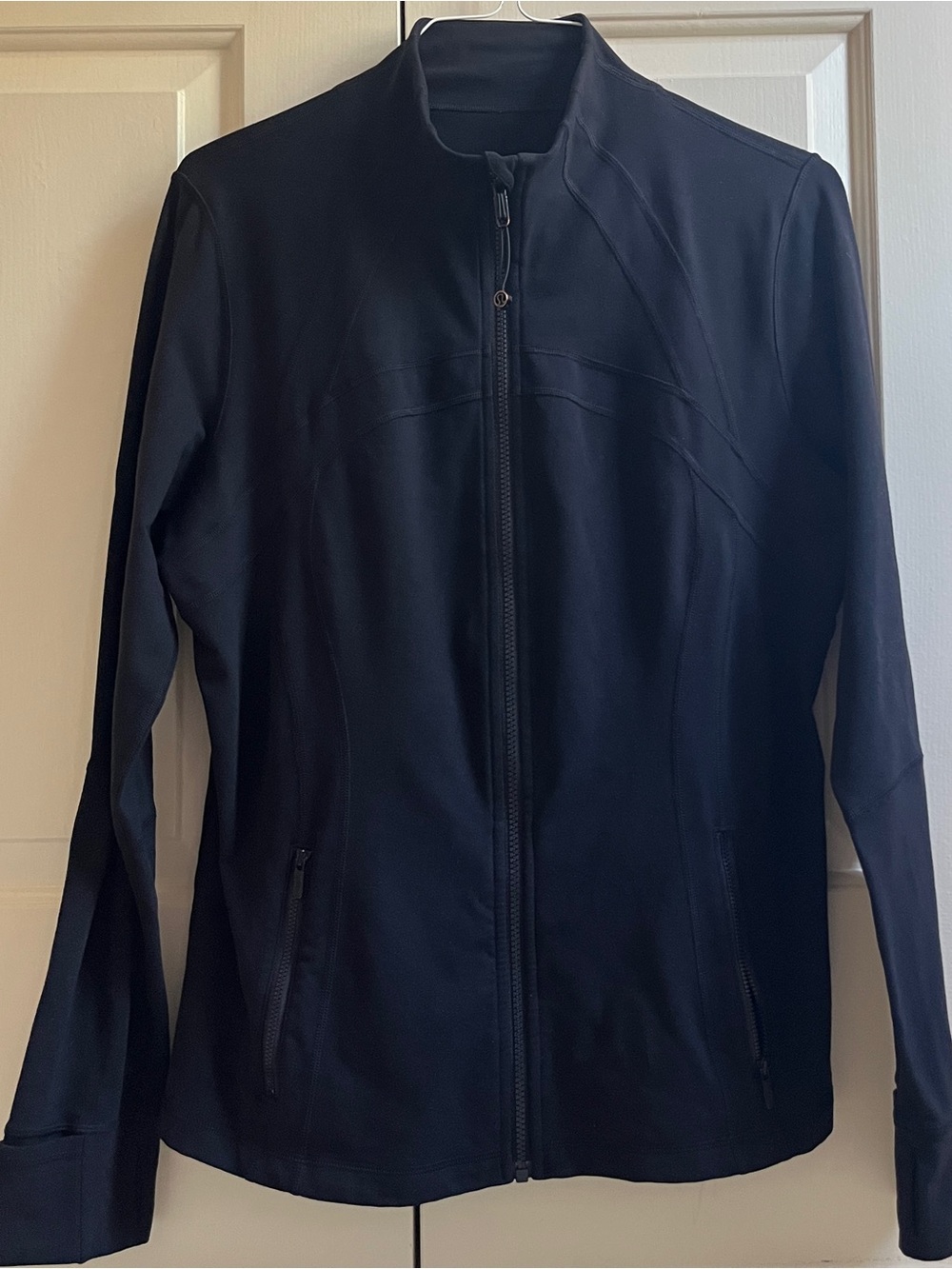 🍒LULULEMON sz 16 DEFINE Jacket SOLID BLACK Full-Length *LUON ~ DISCONTINUED!